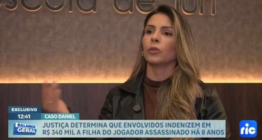 Giuliana Pitthan em entrevista ao Balanço Geral sobre o Caso Daniel